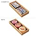 mDesign Wooden Bamboo Drawer Organizer - 15