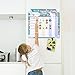Behavior Chart for Kids - Reward Chart for Kids with 26 Reward Sheets, Magnetic Reward Chart for Kids with 1600 Star Stickers, 50 Motivational Stickers, Responsibility Chart for Kids, Behavior Chart