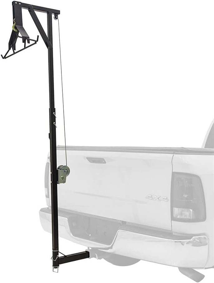Rage Powersports Kill Shot 300-lb Capacity Hitch-Mounted Deer Hoist with Gambrel, Deer-Hoist : Sports & Outdoors