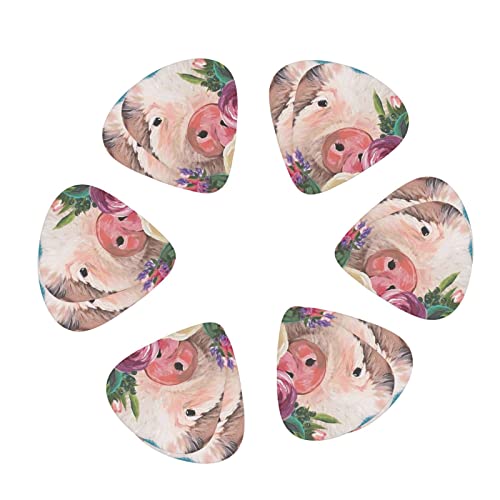 Médiators Guitare 12-Pack Peinture Fleur Cochon Médiators Pour Guitare Électrique Guitare Acoustique Diverses Guitares - Les Beatles, Paul McCartney, John Lennon, RIngo Starr, George Harrison Médiators Guitare 12-Pack Peinture Fleur Cochon Médiators Pour Guitare Électrique Guitare Acoustique Diverses Guitares