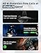 Outzoom Motorcycle Helmet Intercom MESH 3.0, 【3X Signal Stability】【1200mAh】 6 Rider 5000fts Helmet Speakers with Music Sharing, IP67 Motocycle Bluetooth Headset with Multitasking Audio, HiFi Sound