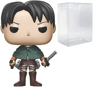 POP Anime: Attack on Titan - Levi Ackerman Funko Pop! Vinyl Figure (Bundled with Compatible Pop Box Protector Case)