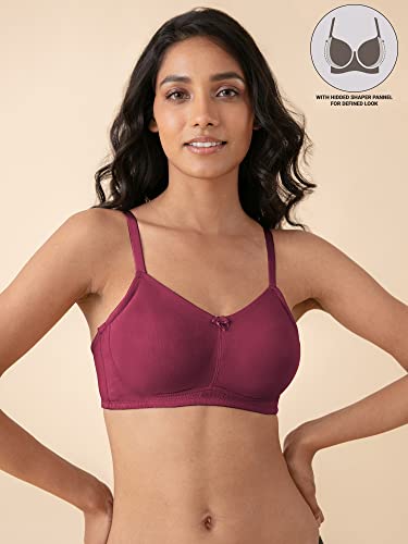 Image of NYKD NYB062 Wirefree Cotton Hold Me Up Non Padded Full Coverage Bra for Women