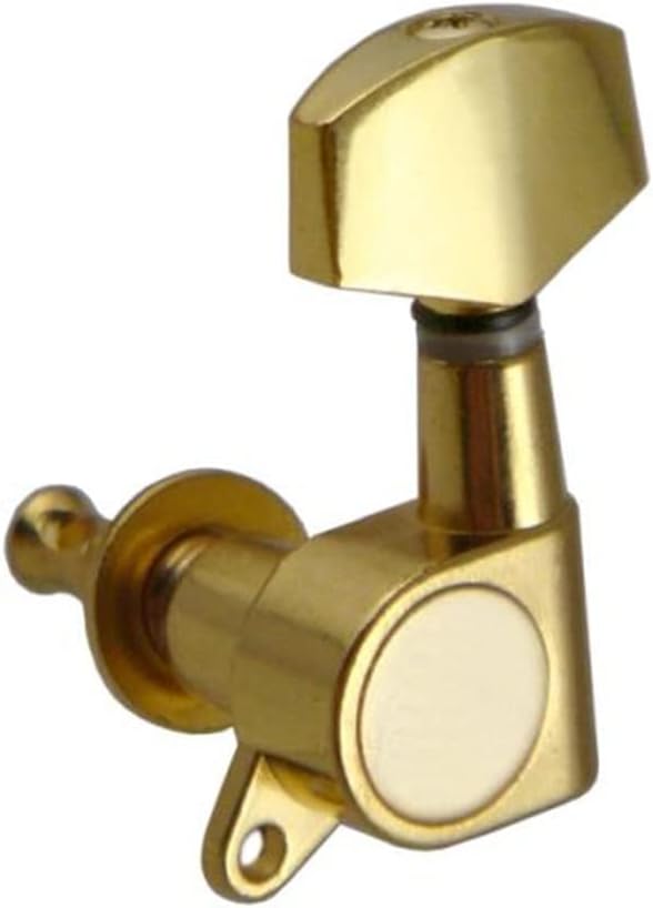6Pcs Golden Enclosed Acoustic Guitar String Tuning Pegs Keys Tuner Square Machine Heads