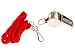 BLARIX Lifeguard Metal Whistle Best Whistles For Coach Referee (Metal and Red)