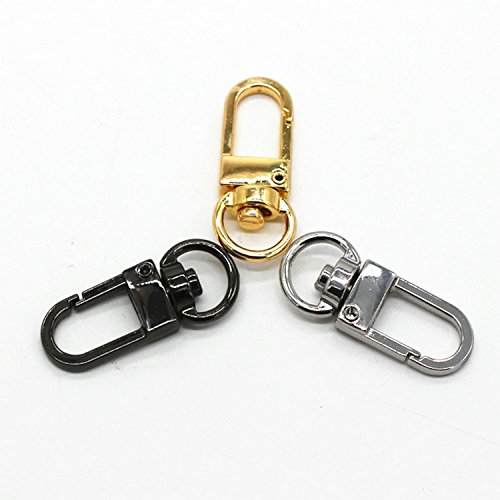 Model Worker 20Pcs Swivel Trigger Lobster Claw Clasps Handbag Chain Buckles Bag Belting Pets Dog Chain Connector(Gold) #TOP3