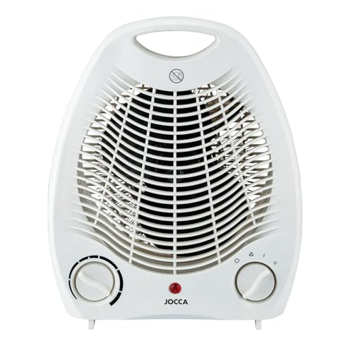 Jocca - Calefactor Eléctrico de aire caliente 2000W | Calefactor Estufas Baño | Función calor y...