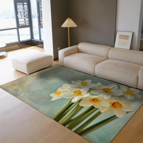 Tapis jonquille antidérapant et lavable pour sécuriser et embellir le sol