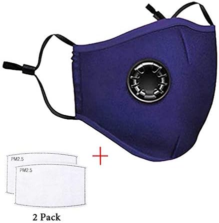 Cotton Anti Dust, Reusable Washable Unisex Breathing Valve, Revent Air Pollution, for Outdoor Sport, Running, Motorcycle Cycling,Bike Riding
