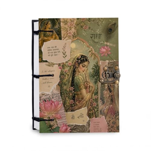 Image of Shree Radhe Diary Notebook 7x5 Inch 160 Pages Unruled Journal for Notes