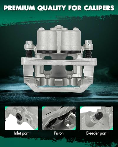 Image of SCITOO Front Right(Passenger Side) Brake Caliper With Bracket 18B5027 Compatible For Ford Edge 2007-2009