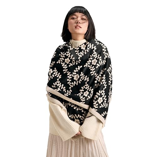 iCuviy Large Soft Scarves Pashmina Shawls & Wraps for Women Cashmere Feel Women's Scarves