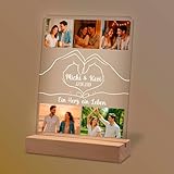 Yuweli Fotogeschenke | Personalisierte Geschenke für Frauen Männer | Geschenk für Ihn Sie | Partner Geschenkidee mit eigenem Foto | Geschenke für Ihn Sie | Du & Ich | Acrylglas (Du&Ich - Typ2)
