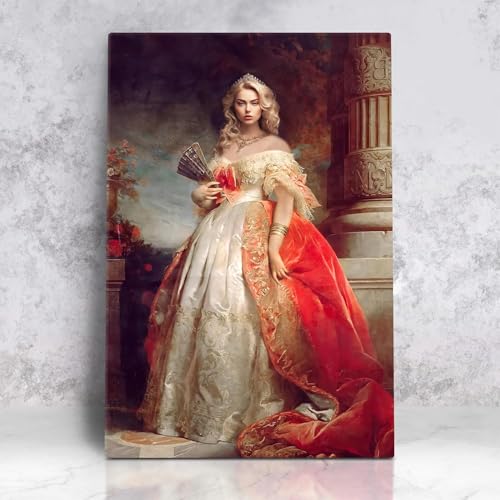 Awesometik Custom Human Royal Portrait from Photo, Personalized Funny Poster