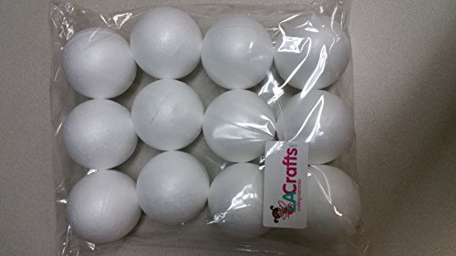 Smooth Foam Balls for Crafts and School Projects (3
