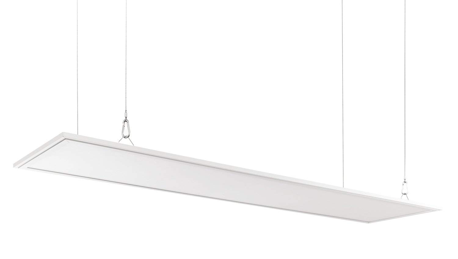Alco-Albert - LED Deckenleuchte 120 x 30 x 5 cm 36W | Großflächige LED Flächenleuchte mit 180 LEDs für Büro, Praxis, Konferenzraum und Homeoffice