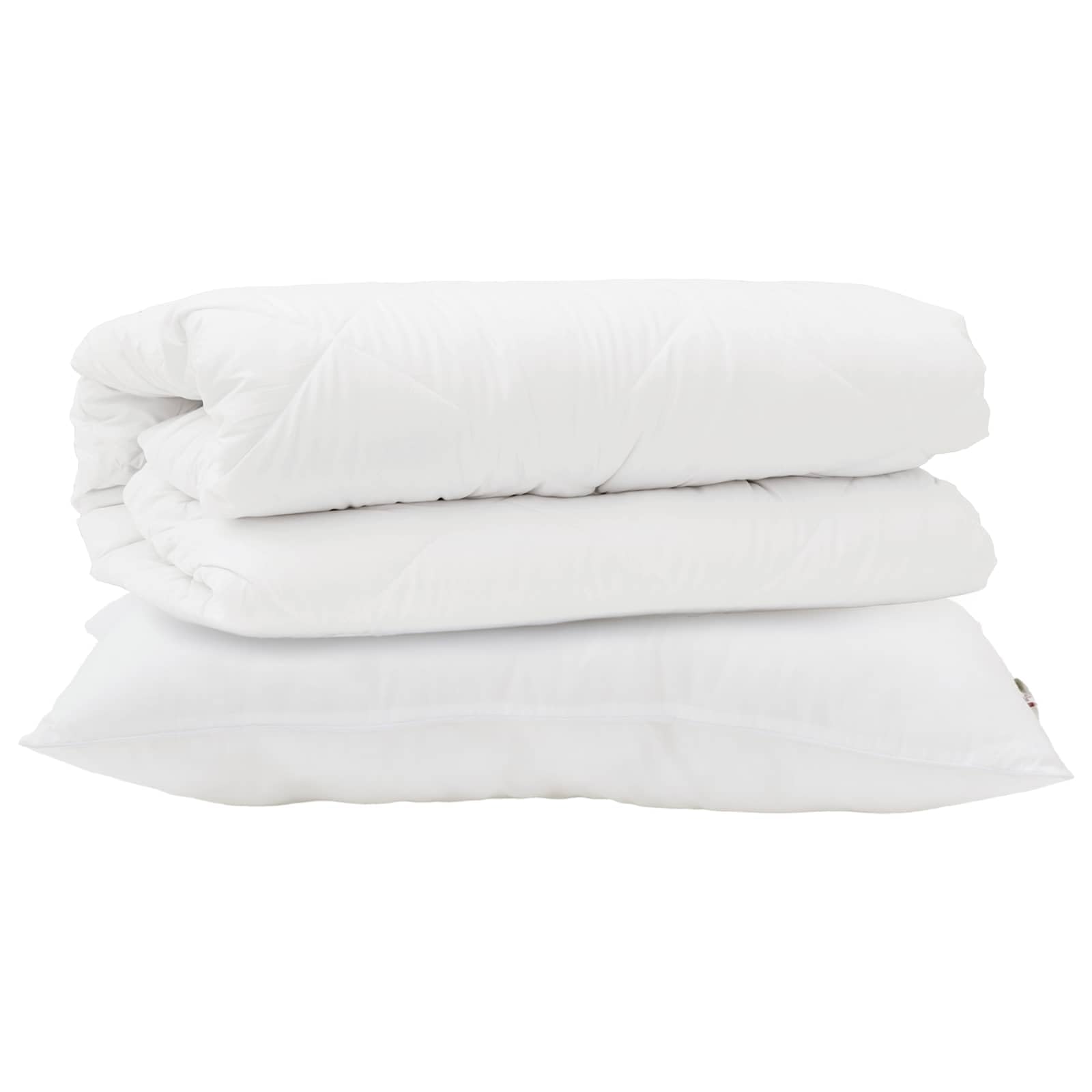 Set di Piumoni con Cuscino 2 PCS Bianco Microfibra, Casa e Giardino,Biancheria,Lenzuola e Coperte, 4.62kg-3376839
