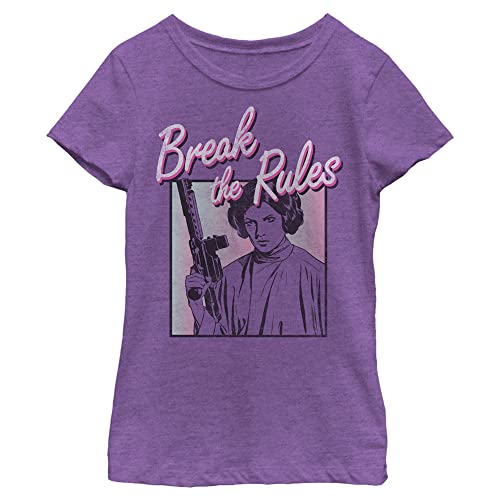 STAR WARS Break The Rules Girls Short Sleeve Tee Shirt