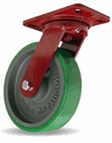 8" x 2" Hamilton S-HS-8DB HS Swivel Caster, Duralast® Wheel, 1,500 lb. Capacity