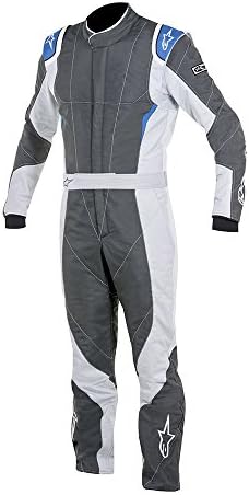 Alpinestars GP PRO Suit (Anthracite/Steel Gray/Blue, Size 54)