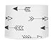 Sweet Jojo Designs Arrow Print Boys or Girls Baby Childrens Lamp Shade for Black and White Fox Collection
