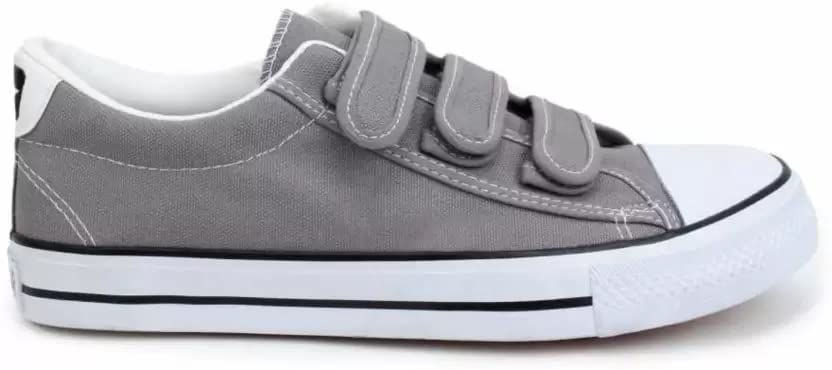 Image of Men Canvas Running Walking Casual Hook and Loop Tape Sneakers Shoes