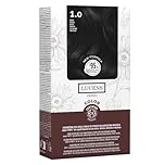 Lucens Umbria - 1.0 Nero, Tinta per Capelli Senza Ammoniaca, Kit Colorazione Permanente Vegan con Estratti Naturali, Azione Lenitiva, Idratante e Protettiva