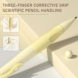 Four Candies 2.0MM Handwriting Pencils for Kids with Comfort Ergonomic Grip, 4PCS Cute Mechanical Pencils with 44PCS Lead Refills, 2PCS Sharpeners/Erasers, Aesthetic School Supplies for Kids Writing