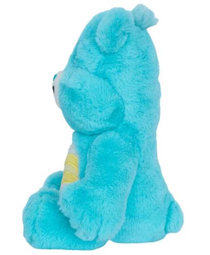Image of Mirada Care Bears Wish Bear - Cyan Plushie Perfect Stuffed Animal, Birthday Gift, Super Soft and Cuddly - Good for Girls and Boys, Collectors - 35cm