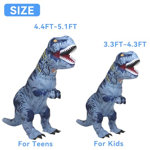 Disfraz inflable de dinosaurio para niños y adolescentes miniatura 2