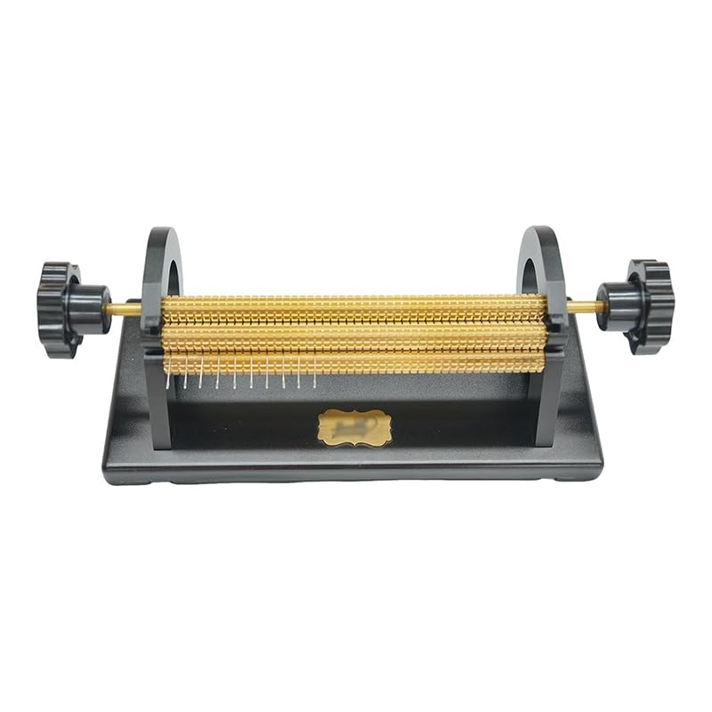 Verstellbares Stofffaltenwerkzeug, 24 Reihen Smocking Pleater mit 47 Nadelpositionen, 0,5 cm Abstand, für Näharbeiten, DIY-Kleidung und Stickprojekte