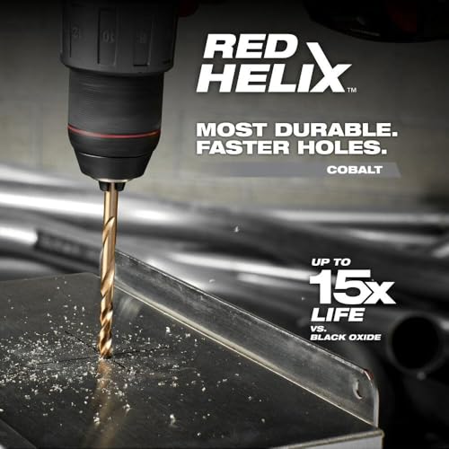 Milwaukee Electric - 23 PC RED Helix Cobalt Drill BIT Set - image 4