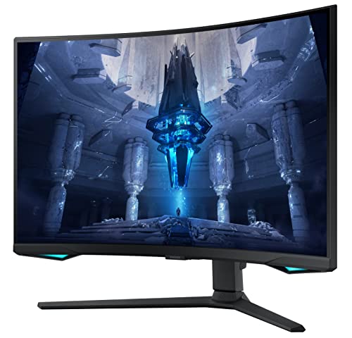 Image of Samsung 32-Inch (80cm) 4K UHD Odyssey Neo G7 Gaming, 165 Hz, 1ms Curved Monitor, 3840 x 2160 Pixels, Mini-LED, Height Adjustable Stand, Matte Display, HDR2000, (LS32BG750NWXXL, Black)