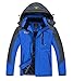 donhobo Softshelljacken Herren Gefüttert Funktionsjacke Wasserdicht Atmungsaktiv Wandern Mantel Outdoor Jacke Winter Skijacke Blau XL