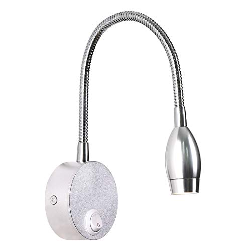 KUANDARBD Elegante Lámpara De Pared Moderno Manguera Ajustable Proyector LED Aplique De Pared Minimalista Luz De Pared para Sala De Estar Dormitorio Simple, White