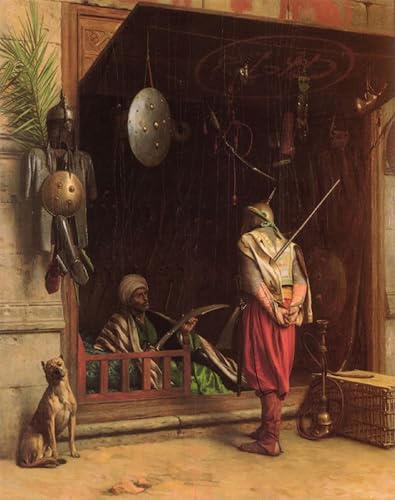 Toile Un Marchand d'Armes au Caire Jean-Léon Gérôme Grand Format Salon
