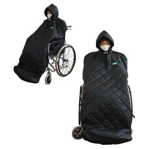 Couverture de genoux portable pour personnes âgées sorties en hiver