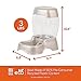 Petmate Pet Cafe Feeder Dog and Cat Feeder Pearlescent Colors 3 Sizes, Made in USA