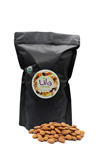 Lila Bazaar - Organic Sweet Apricot Kernels Seeds 1Lb | Raw Organic Apricot Kernel | Non-Gmo & No Added Preservatives | Excellent Quality And Fresh | Packed In Resealable Bag #TOP2