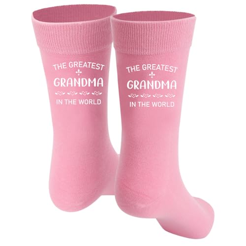 fiszdovb Grandma Birthday Gifts for Grandma Christmas Presents Grandmothers Nana Granny Gran Grandmother Gift Grampy Gifts for Grandmas Novelty socks Presents for Mothers Day from Grandchildren