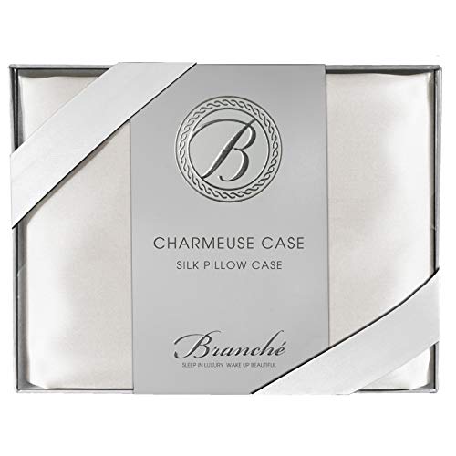 Branché Beauty Sleep Charmeuse Case | Silk Pillowcase for Healthy Skin and Hair | Queen/Standard - 20