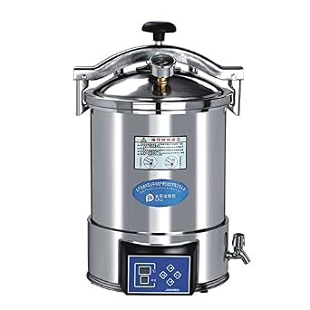 24L Laboratory High Temperature Steam Vertical Portable Autoclave