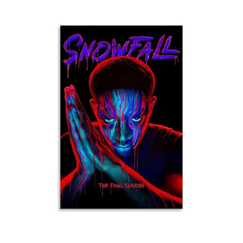 TANGJUNMR Lienzo decorativo con diseño de gran cantante de Snowfall Great Singer de 30 x 45 cm, estilo sin marco