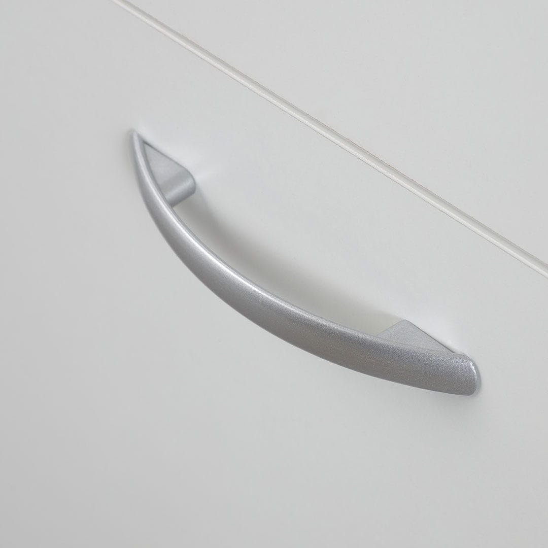 Cucina in Kit 80 cm Bianco con Mobile Sottolavabo e Pensile Scolapiatti - Design Compatto