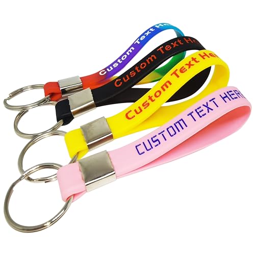 Porte-clés pour événements personnalisables en silicone souple à personnaliser en vrac