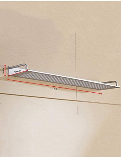 Toallero de baño de aluminio y acero inoxidable GZ con ventosa para pared