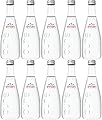 Evian Natural Spring Water, 11.2oz Glass Bottle (Pack of 10, Total of 112 Oz)