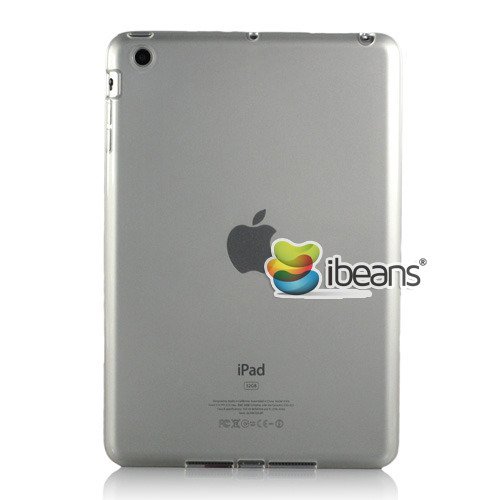 i-Beans アマゾンで最多のセレクション カラー豊富　iPad mini用ソフトケース アップル アイパッド ミニ ケース 半透明 ホワイト TPU case for iPad mini（4560-7）