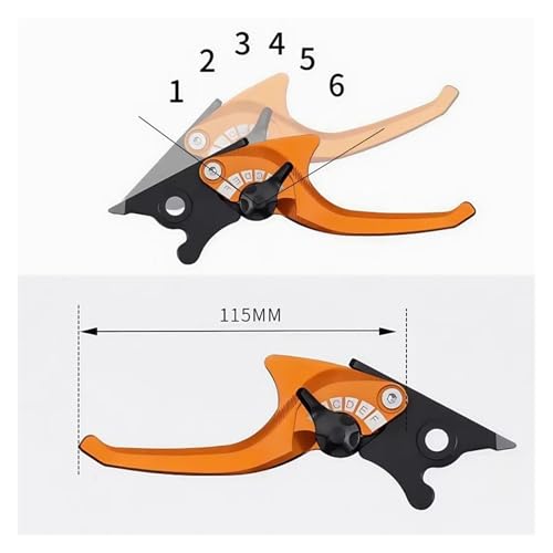 Palancas freno moto con manija de estacionamiento CNC para BMW R1200RT R1200R 3