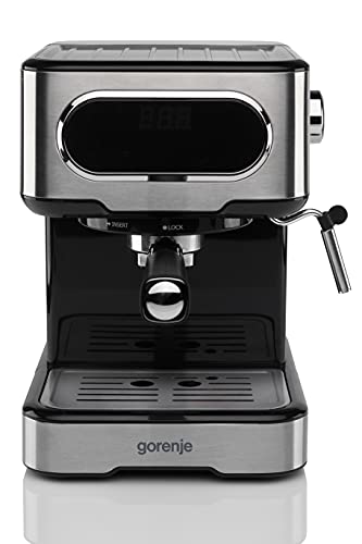 Gorenje ESCM 15 DBK Siebträgermaschine für Espresso und Tee